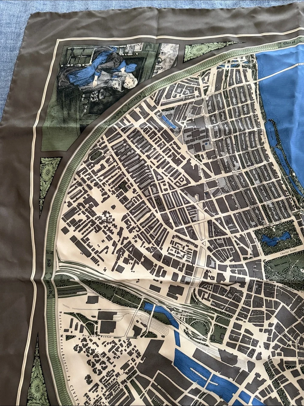 Civitas silk scarf